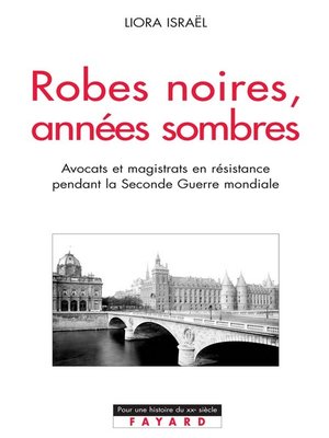 cover image of Robes noires, années sombres